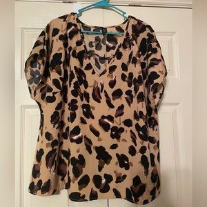 Shein Curve Patterned Blouse 4X